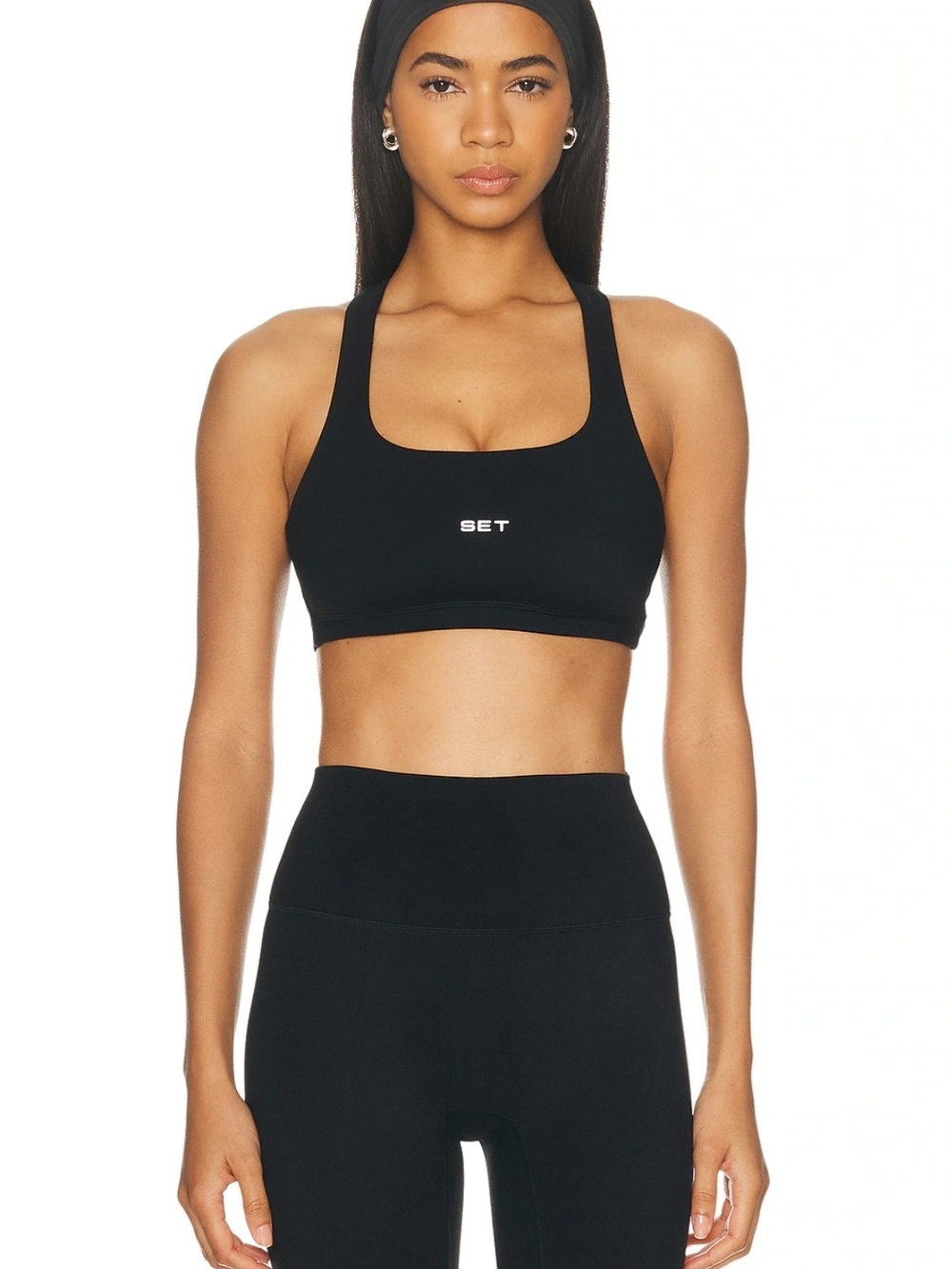 SET Active Black Sport Bra